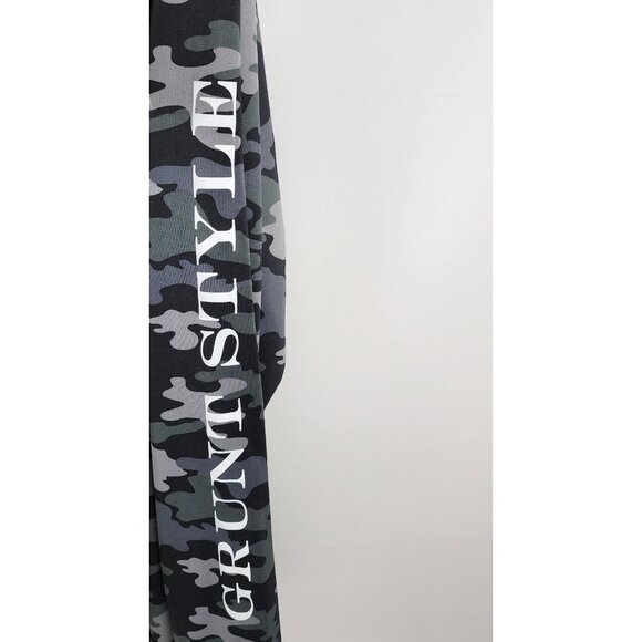Grunt Style Hoodie Mens 3XL Multi Camo This Will Defend Overwatch L/S Pullover - Picture 6 of 9